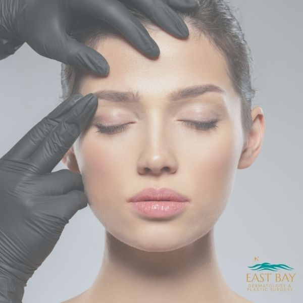 Botox treatment for forehead lines